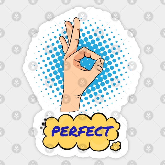 Perfect Hand Gesture Sticker by MIRO-07